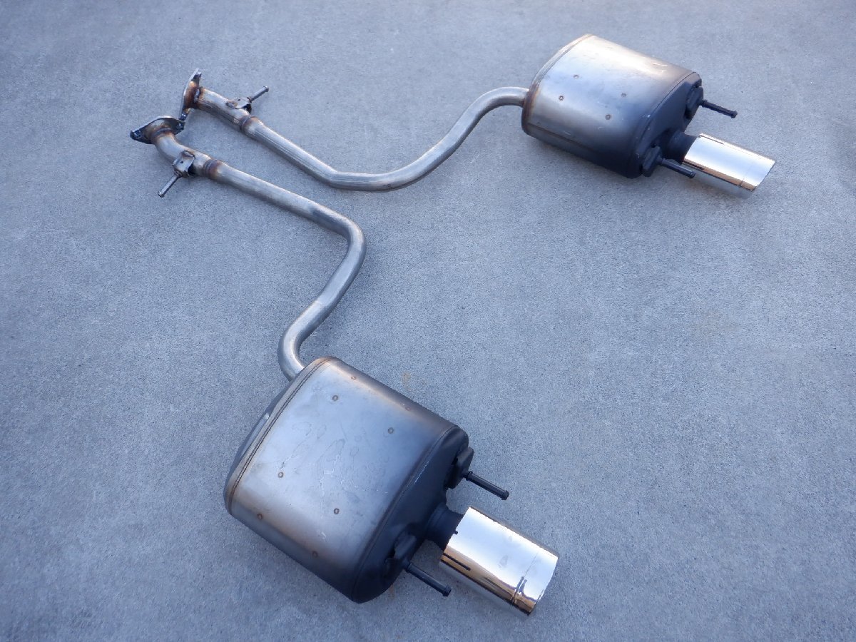 新車外し レクサス純正 AVE30 IS300H Fスポーツ 30系 IS 後期 令和4年 ノーマル リアピース マフラー FUTABA 13616 23602 車検用にどうぞ拍卖