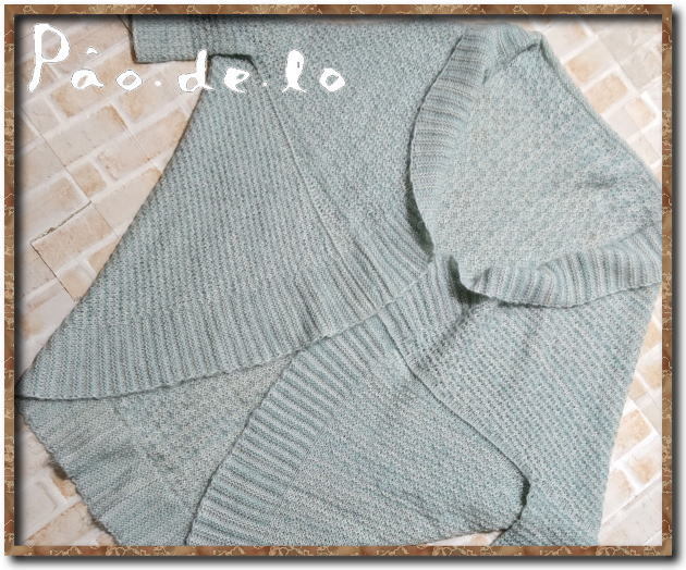 美品!!☆Pao de lo パオデロ モヘヤ混ニットカーディガン サックス☆拍卖