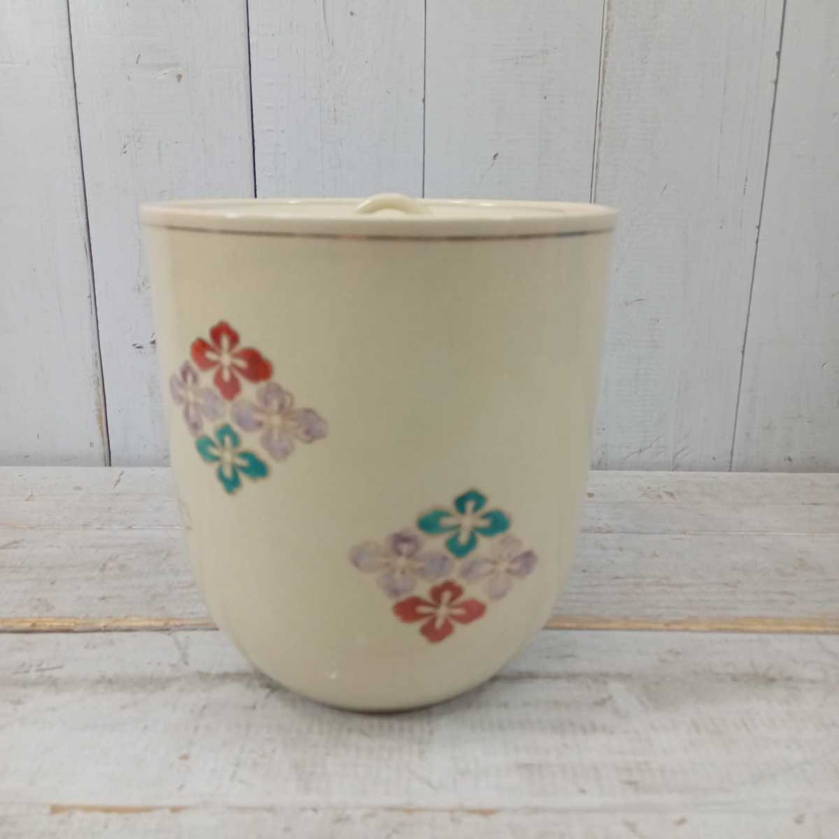 茶道具 仁清 写し 水注 水差し 茶 水指 花菱柄 T21236拍卖