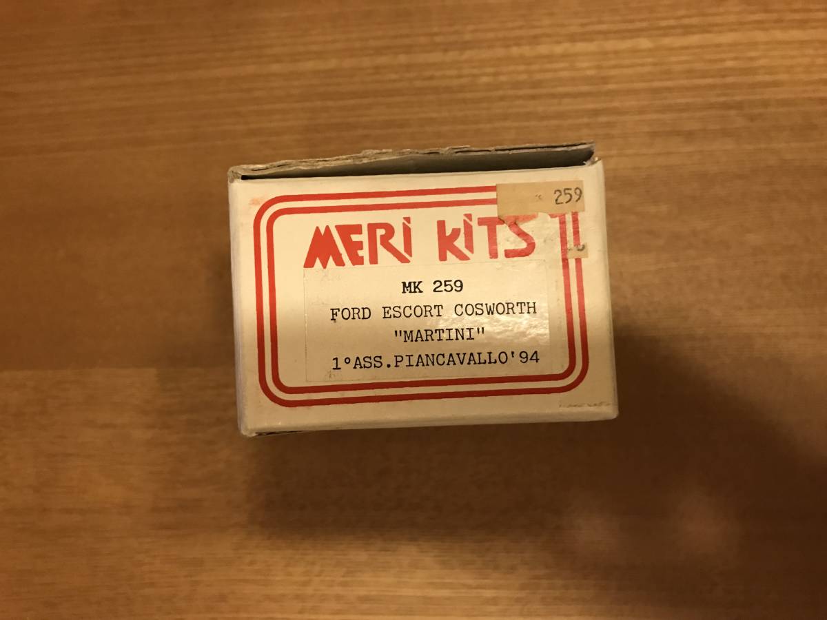 1/43キット MERI 【MARTINI】 フォード・エスコートRS コスワース #1 C.ジャンフランコ組 ラリー・ピアンカヴァッロ優勝 1994拍卖