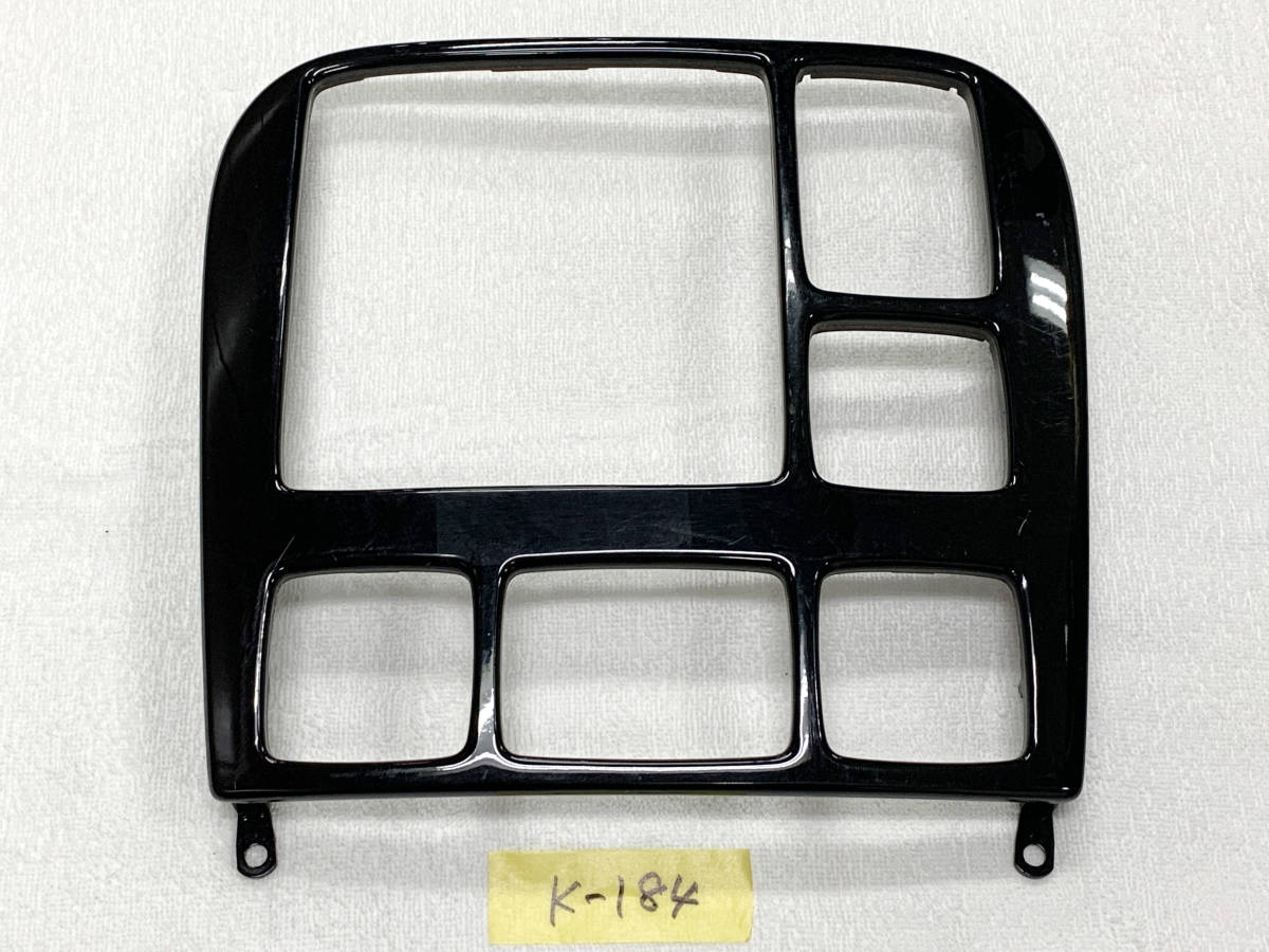 メルセデス・ベンツ W220 オーディオ枠 フレーム パネル / ピアノブラックウッド拍卖