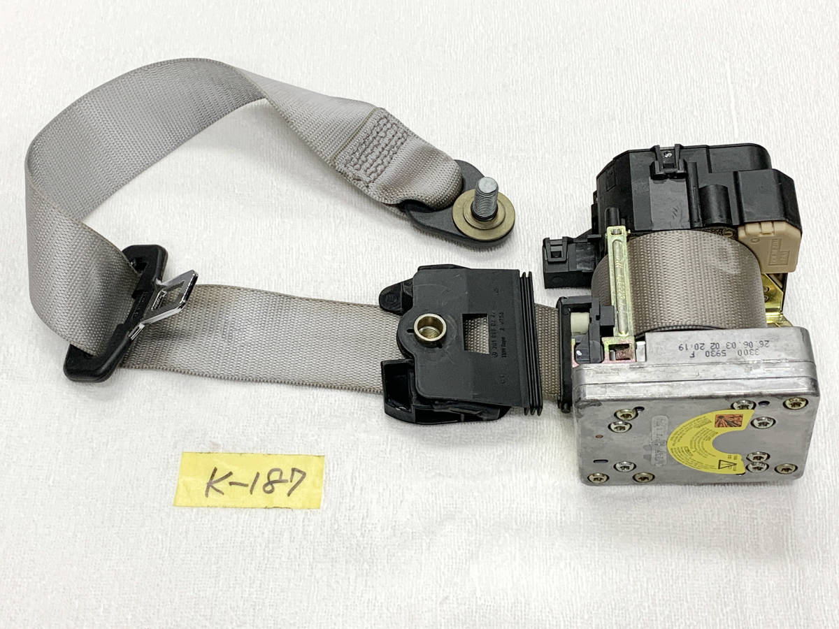 メルセデス・ベンツ W220 Sクラス シートベルト グレー 200066316L拍卖