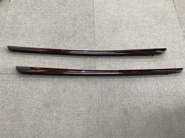 メルセデス・ベンツ W221 インテリアトリム リア 2217301722 左右セット / ウォールナット拍卖