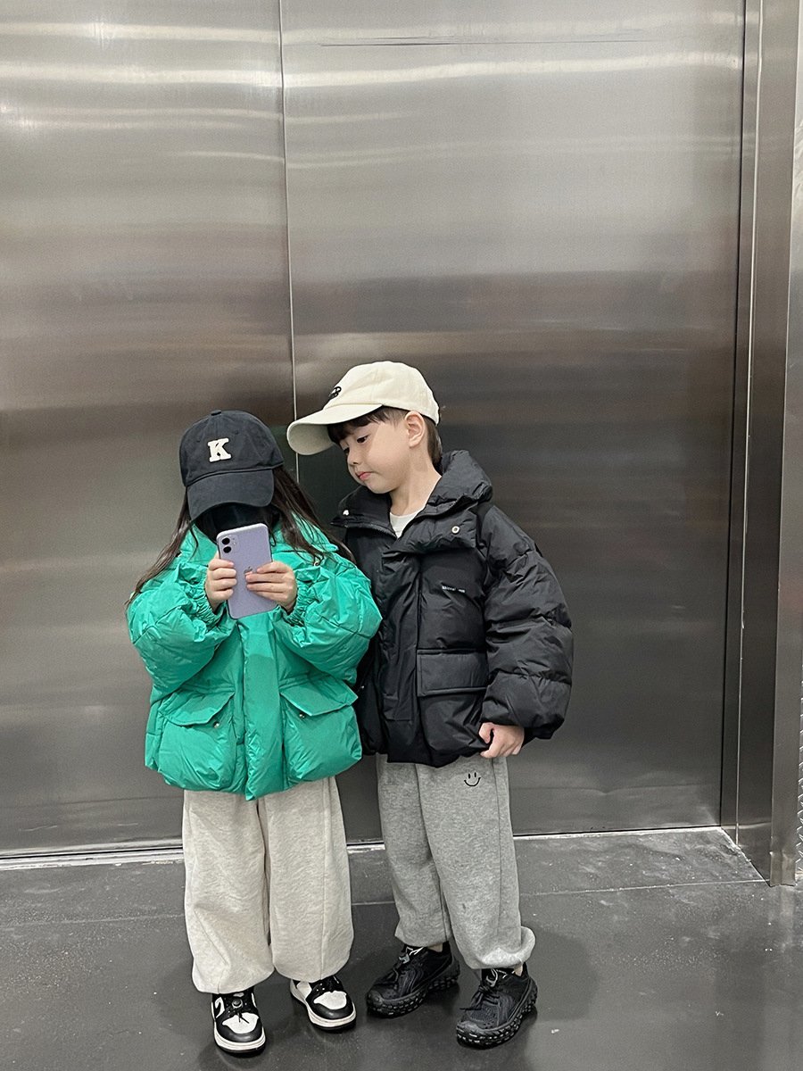 CJM1307★ニュースタイル キッズ スタンドカラー ダウンジャケット 秋 冬 男の子 女の子 ホワイトダックダウン ジャケット【3色可選】拍卖