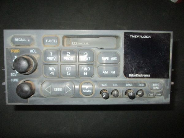 ■シボレー アストロ テープデッキ 中古 ジャンク 15071420 DELCO 部品取あり カセットデッキ GMC サファリ C1500■拍卖