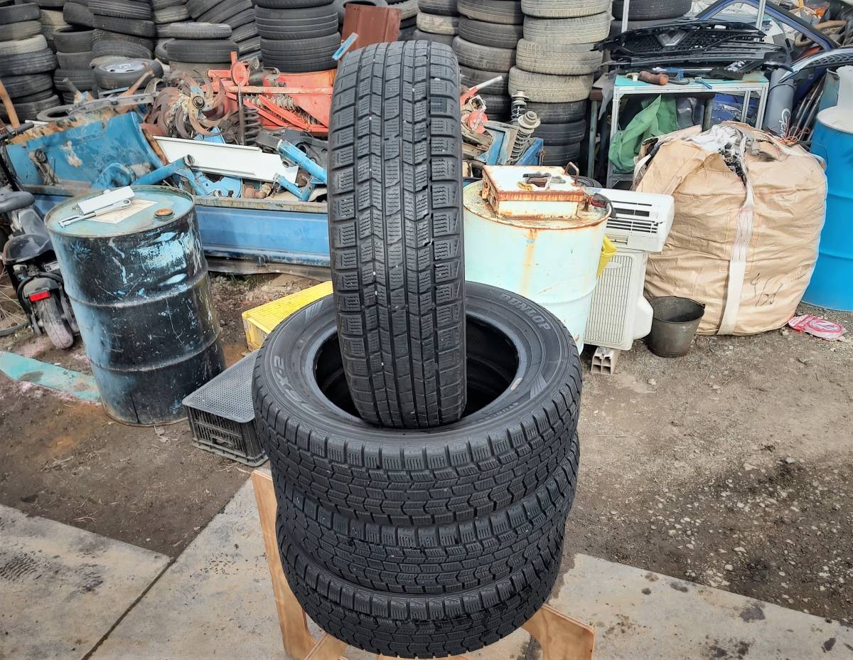 DUNLOP DSX-2 冬タイヤ 175/65R15 84Q 4本セット スタッドレスタイヤ 倉庫内保管品 ダンロップ アクア カローラ フィールダー フィット等拍卖