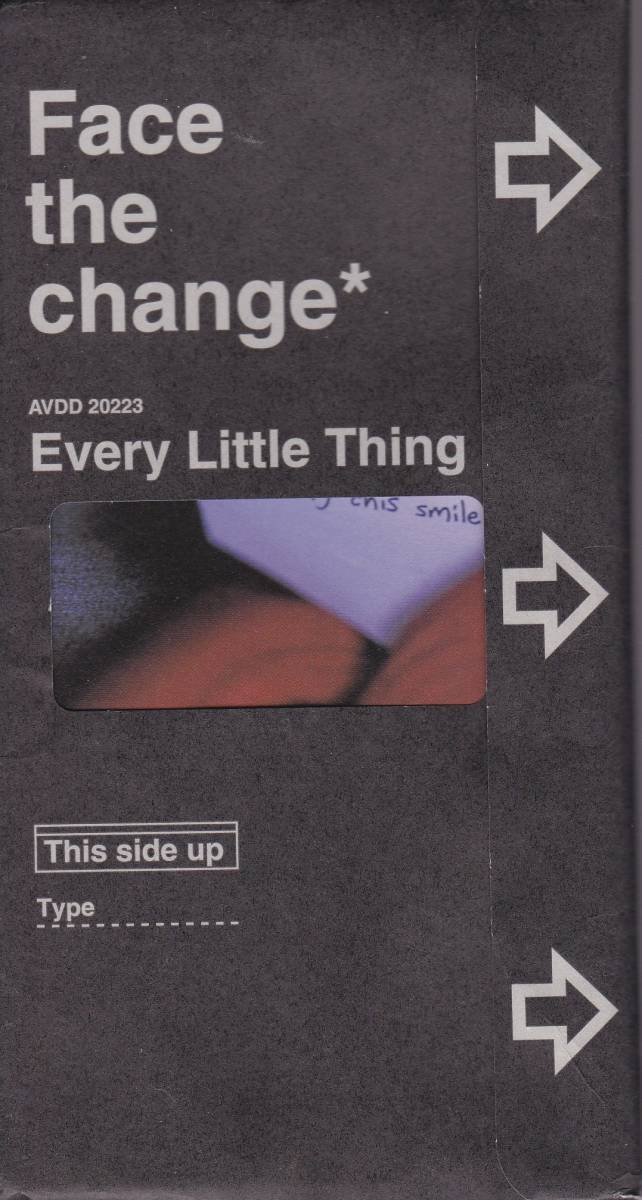 Every Little Thing ELT エヴリ・リトル・シング「Face the change」初回限定盤、新品同様!!拍卖