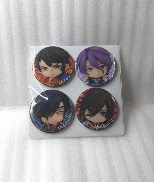 ★刀剣乱舞 ねんどろいど 三日月宗近 Cheerful Ver. 缶バッジ 燭台切光忠 陸奥守吉行 歌仙兼定 和泉守兼定★拍卖