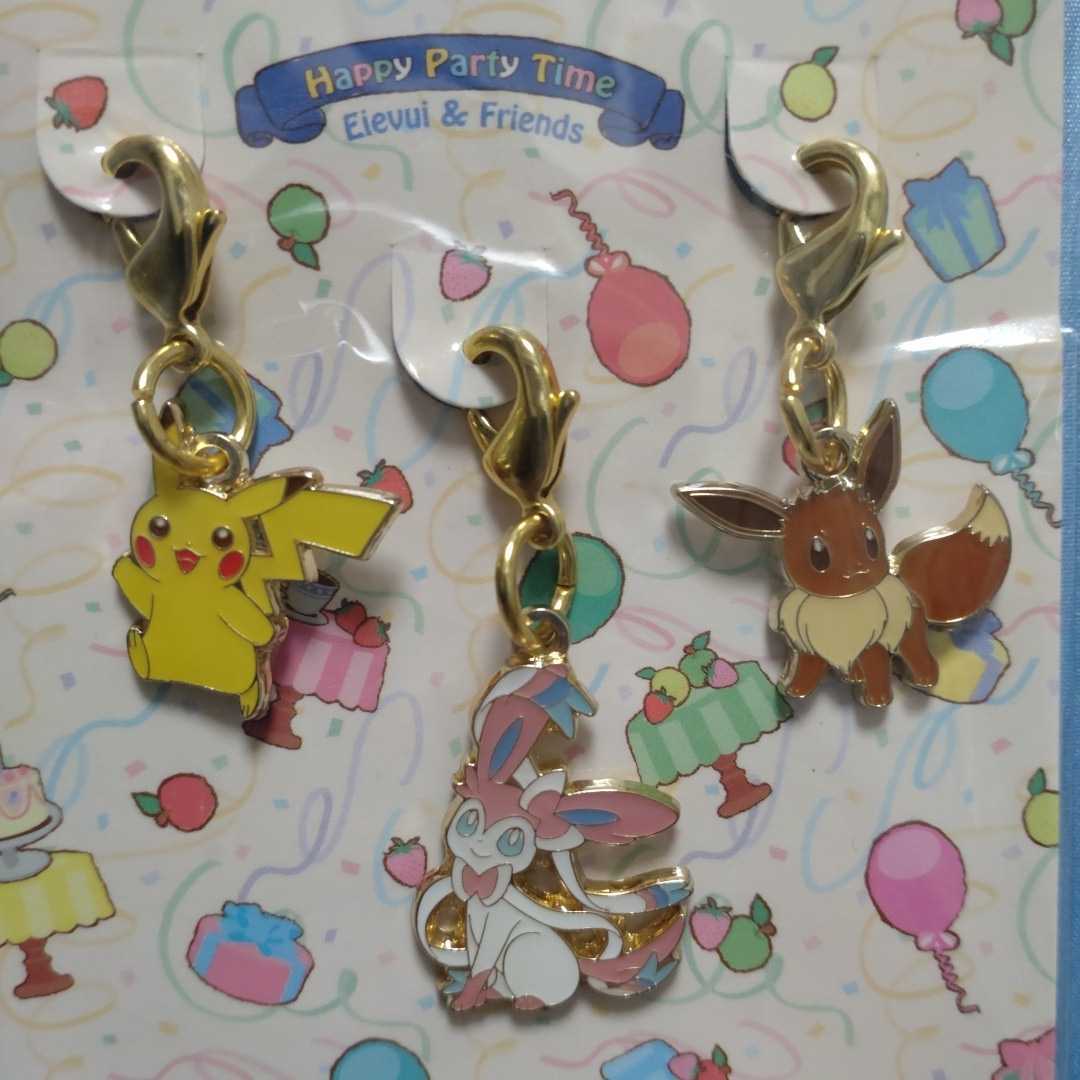 ★ポケモン★ポケモンセンター限定★イーブイたちのお楽しみ会★メタルチャーム 3個セット★激レア!!拍卖