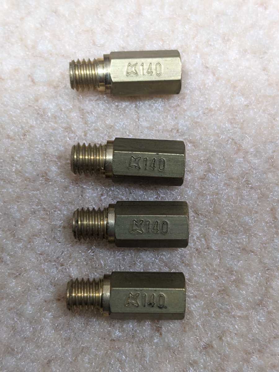 KEIHIN ケイヒンキャブレター FCR33 メインジェット 140番 4個セットン メインジェット ジェットセット 拍卖