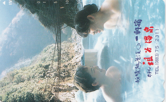 徳島・祖谷温泉 …/女性入浴【テレカ】F. 12.19a ★送料最安60円~拍卖