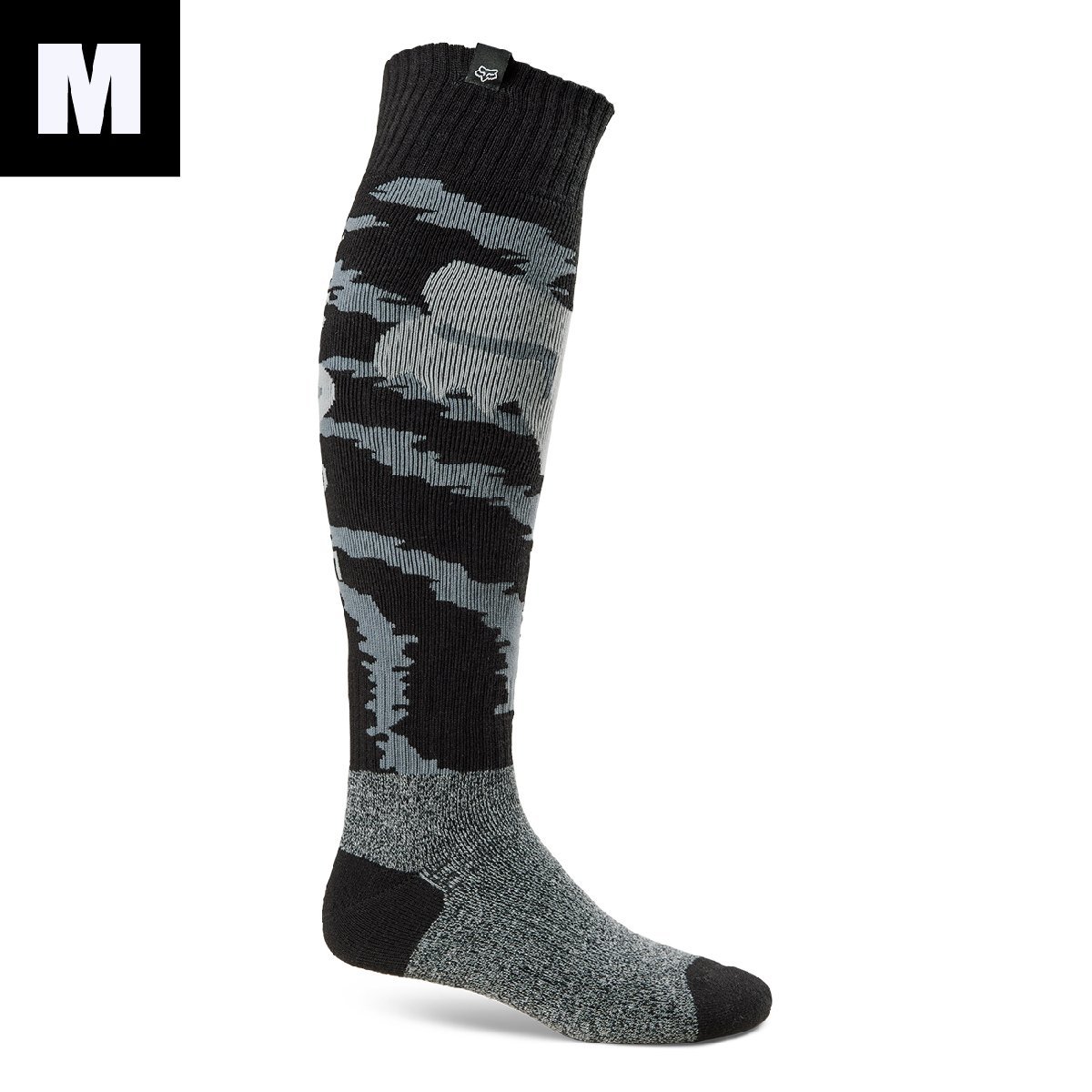 【定形外¥350配送可】FOX ’23 180ソックス ニュークリア ブラックホワイト /M(25.2~26.8cm)サイズ #29710-018拍卖