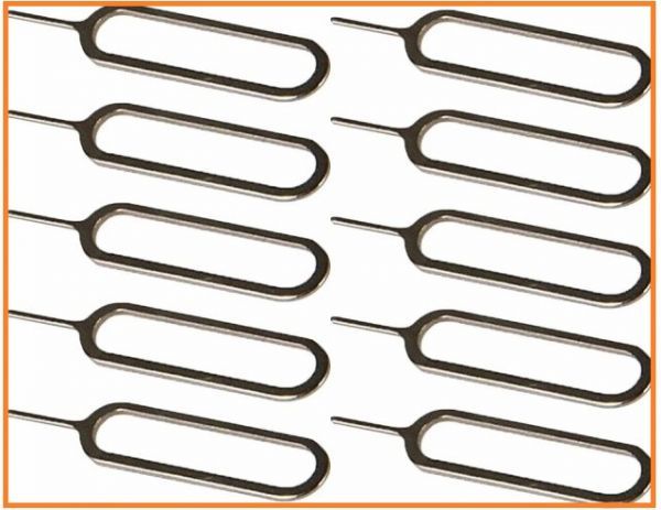 即決…新品 SIMカード リリースピン 取り出しピン スマホ用 SIMカード iPhone・iPad 【10本セット】拍卖