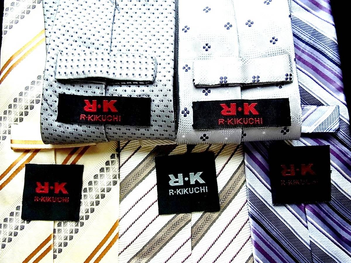 ■即決セール■J0850■ 5本セット全て 【菊地 涼子】リョウコ キクチのネクタイ拍卖