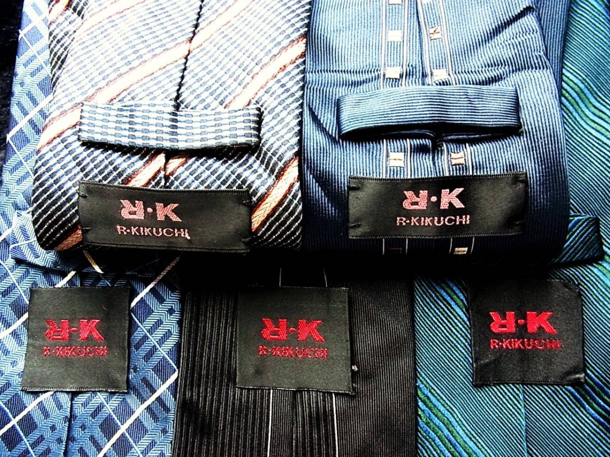■即決セール■J0842■ 5本セット全て 【菊地 涼子】リョウコ キクチのネクタイ拍卖