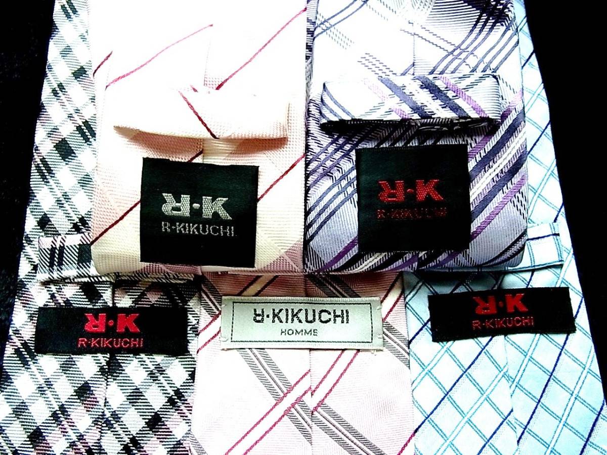 ■即決セール■J0841■ 5本セット全て 【菊地 涼子】リョウコ キクチのネクタイ拍卖