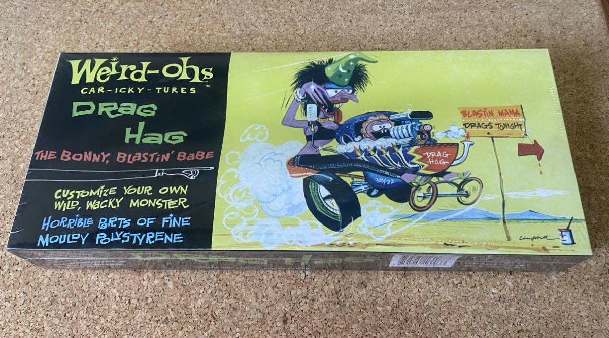 ★激レア★新品 Weird-Ohs Drag Hag プラモデル ホークモデル ウィアード オー モンスター ビンテージ アメトイ アメリカン雑貨 インテリア拍卖