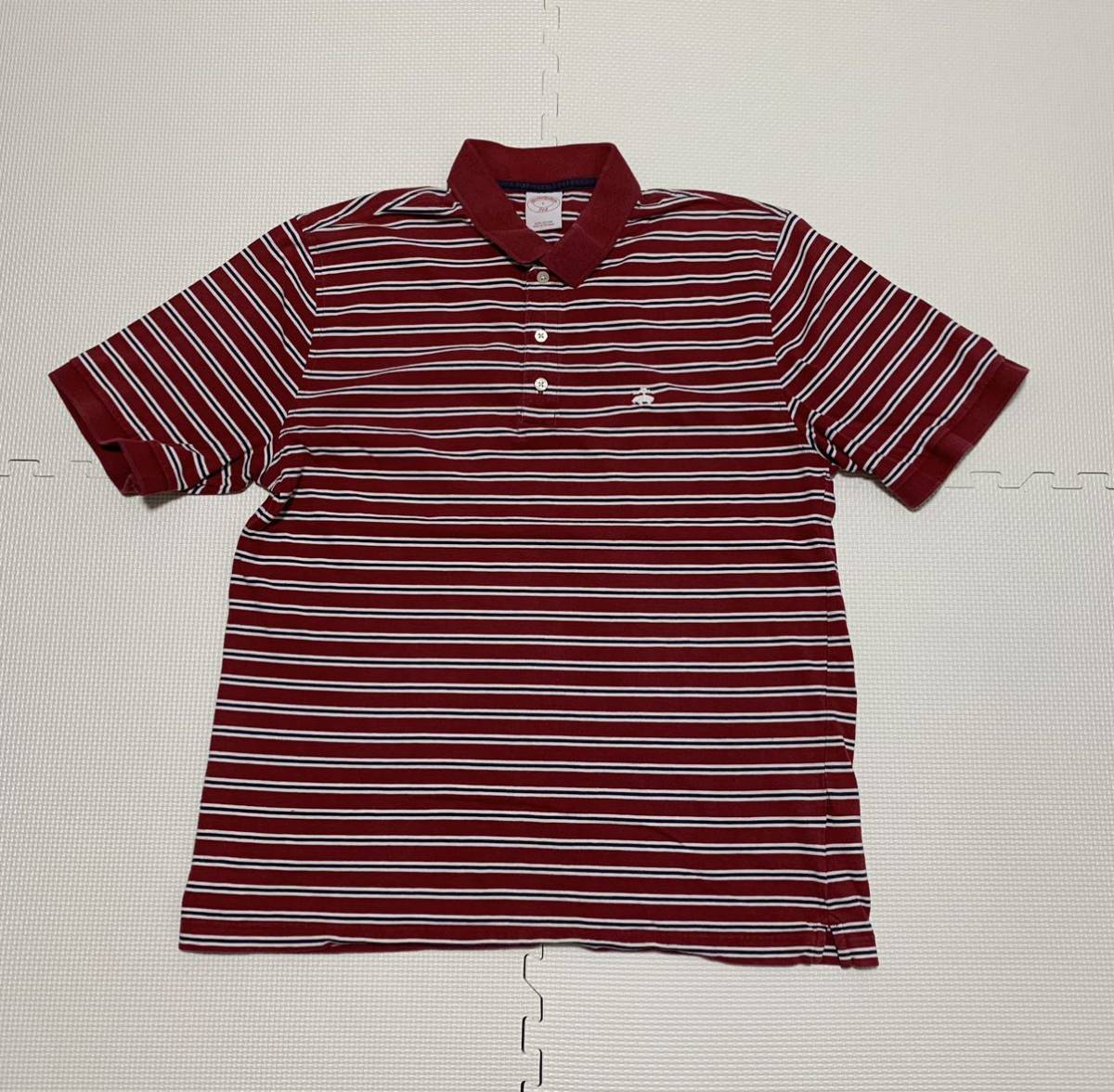 ★BROOKS BROTHERS ブルックスブラザーズ ボーダーポロシャツ拍卖