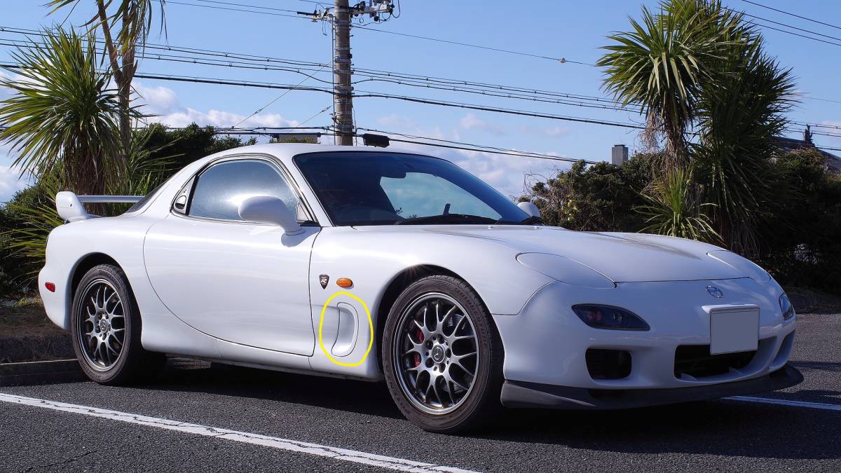 送料無料! 純正 新品 RX-7 フェンダーグリル 左側 無塗装 RX7 FD3S マツダ 126拍卖