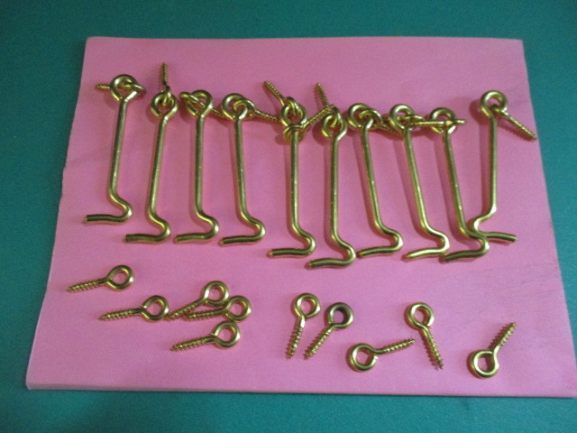 真鍮あおり止め 60ミリ 新品 10ケで¥800 送料¥185拍卖