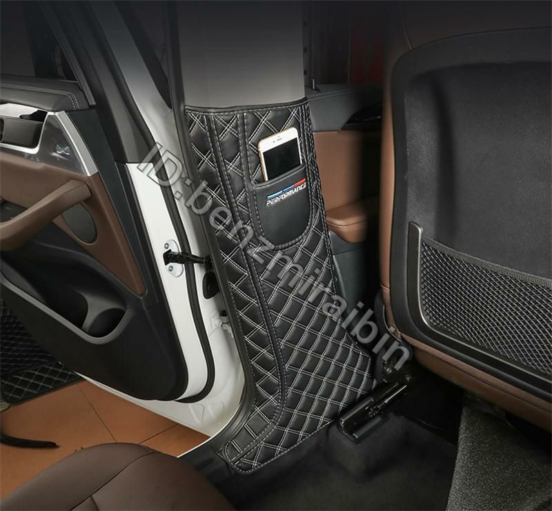 車 スタイリング リア シート Bピラー アンチ キック パッド カバー ステッカー bmw x3 g01 2018 マット インテリア オートアクセサリー拍卖