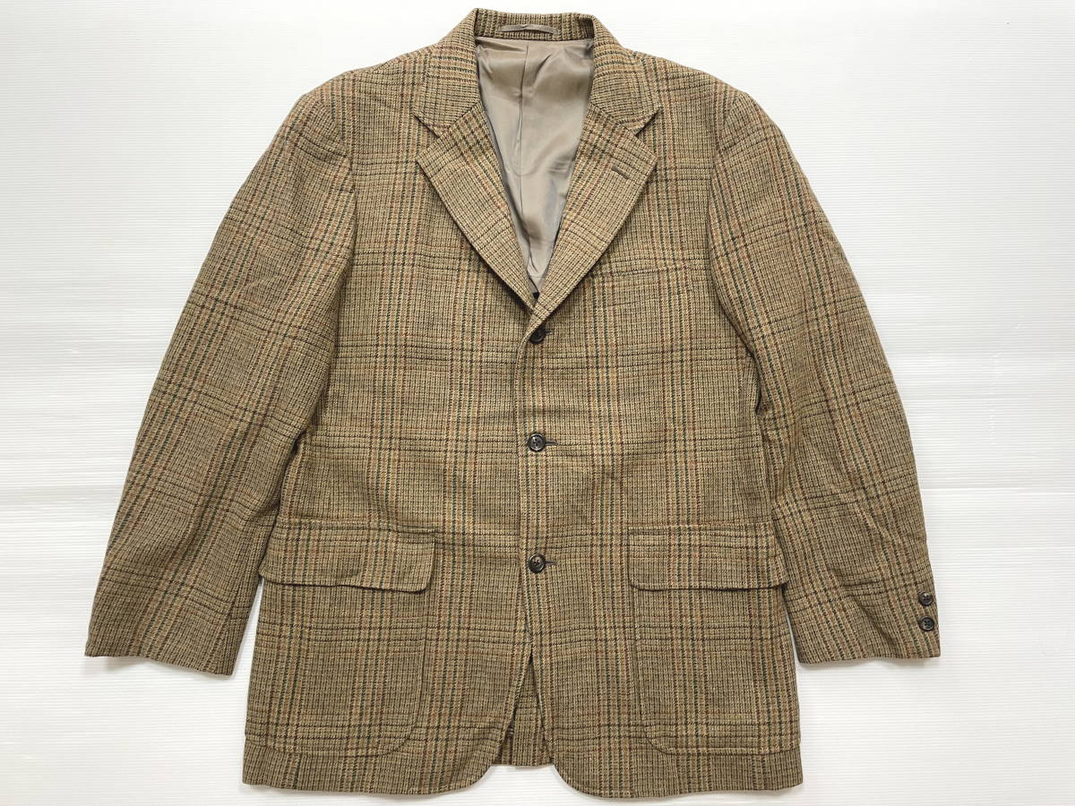 美品 ジェイプレス ツイードジャケット JPRESS 三ツボタン テーラードジャケット オンワード樫山 日本製 ハイクオリティ 石瀬4915拍卖