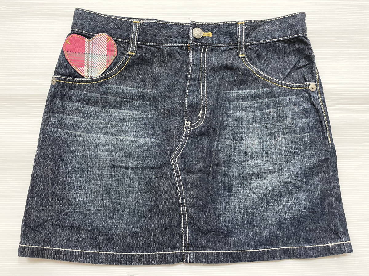 リーバイス×フーセンウサギ デニムスカート Levi's キッズ160  レディース ミニスカート 石瀬4926拍卖