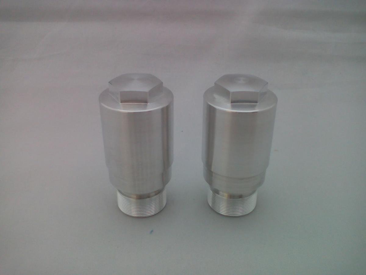 弁天部品 スズキ バンバン250 VANVAN250 ハンドル 変換アダプタ 33パイから35パイ(長さ35ミリ)へ拍卖