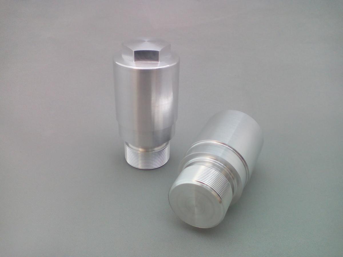 弁天部品 Z1 Z2 36パイ フロントフォーク 変換アダプタ 36パイから39パイ(長さ35ミリ)へ拍卖