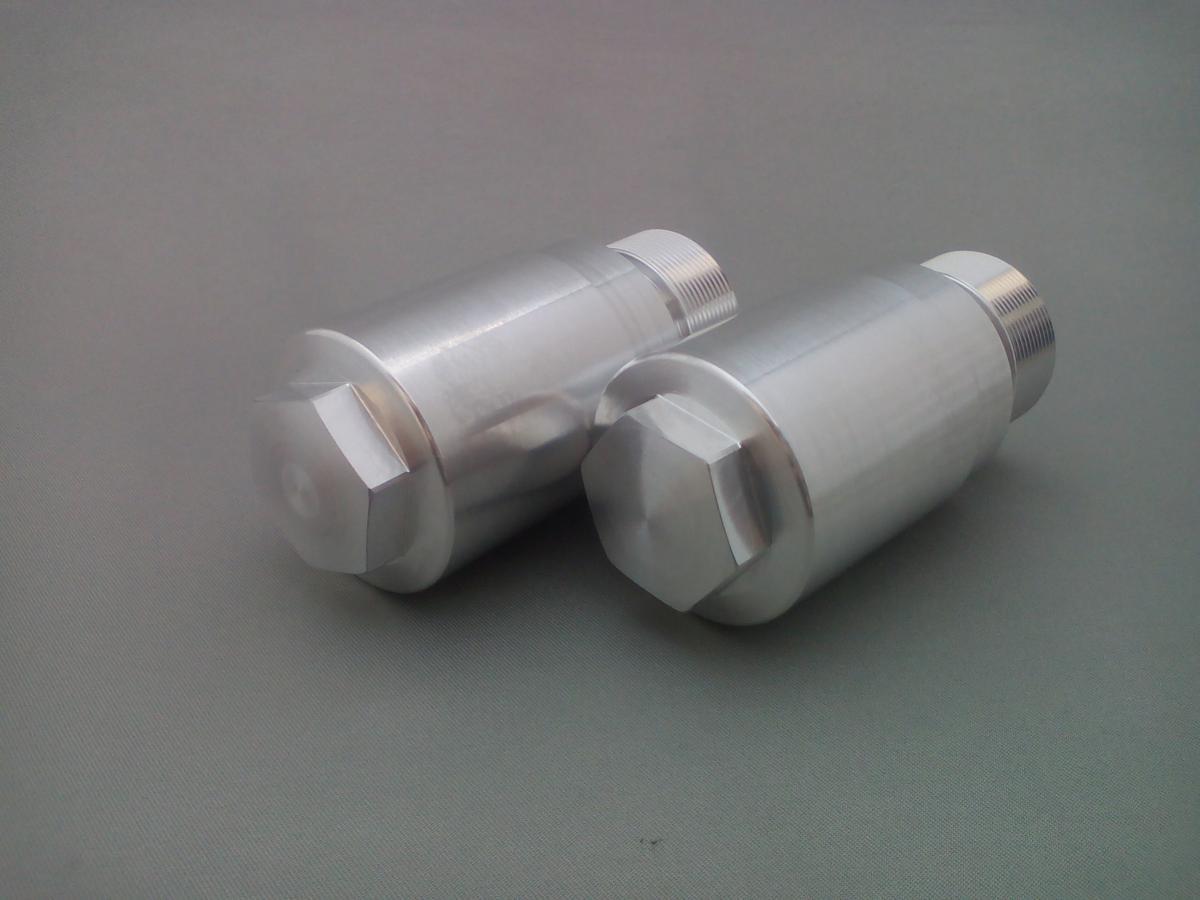 弁天部品 DT230 ランツァ フロントフォーク 変換ジョイント 41パイから42パイ(長さ35ミリ)へ拍卖