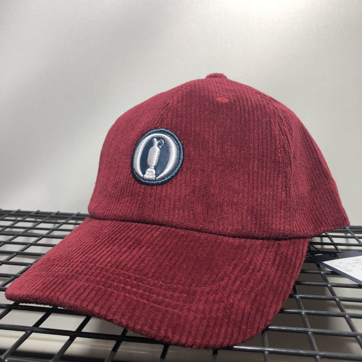 THE OPEN 全英オープン ゴルフキャップ 帽子 コーデュロイワッペンロゴキャップ 173-53900 ローズ拍卖