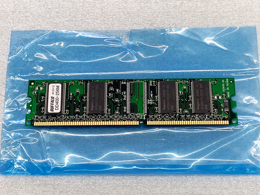 ◆◆◆ 増設メモリー・PC3200-184pin-DIMM<DD400-256M> 256MB×1枚(中古・良品)◆◆◆拍卖