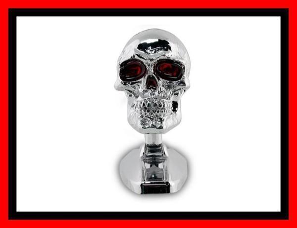 【クローム】汎用 スカル 3D フード オーナメント エンブレム ガイコツ ドクロ ハマー シボレー キャデラック フォード ダッジ ジープ拍卖