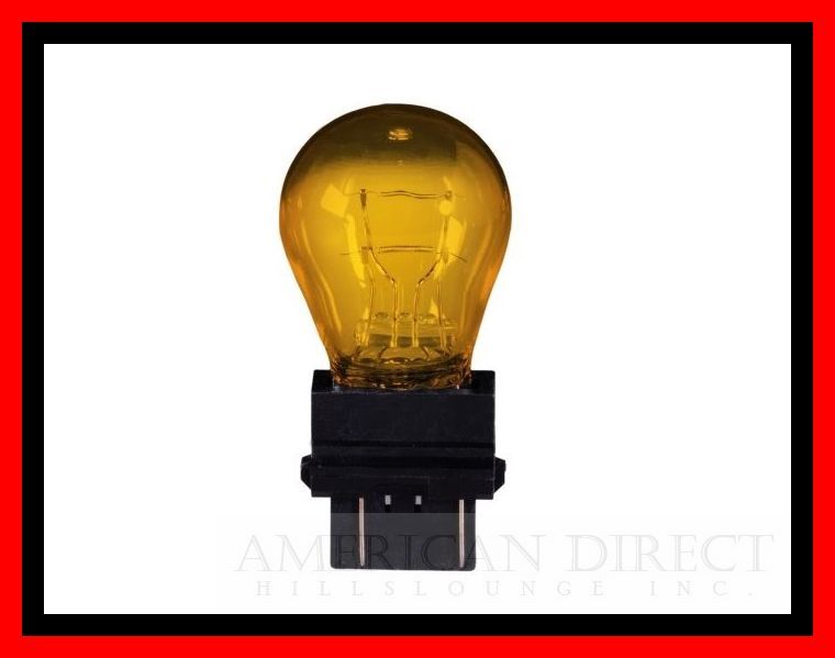 【アメ車/オレンジ/1個】汎用 3157 T25 バルブ ダブル ウェッジ球 アンバー シボレー ハマー クライスラー ダッジ キャデ 電球 ウインカー拍卖