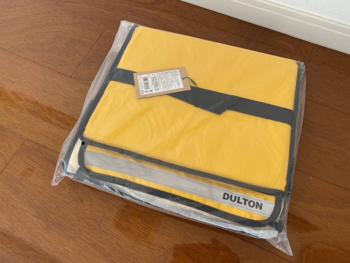 DULTON 折りたたみ キャリー バッグ 32L TARPAULIN CARRY BAG : クーラーボックス クールバッグ ソフト クーラーバッグ 黄色 イエロー拍卖