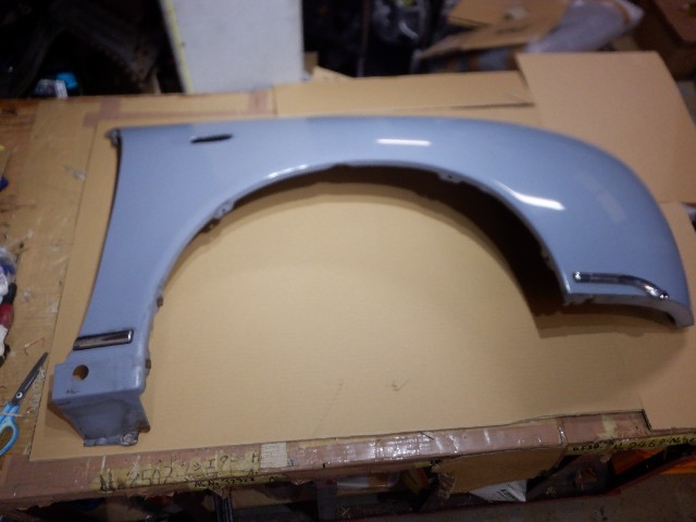 フィガロ FK10 純正 右 フロント フェンダー ラピスグレー 40027/H拍卖