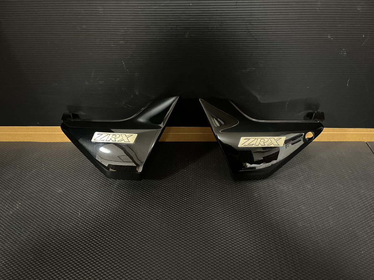 ZRX400 ZRX400II 極上品!! 希少! 純正 オリジナル サイドカバー 左右セット! 旧車會 当時 カフェ BEET 沖縄仕様 RPM スネーク 走り屋 2拍卖