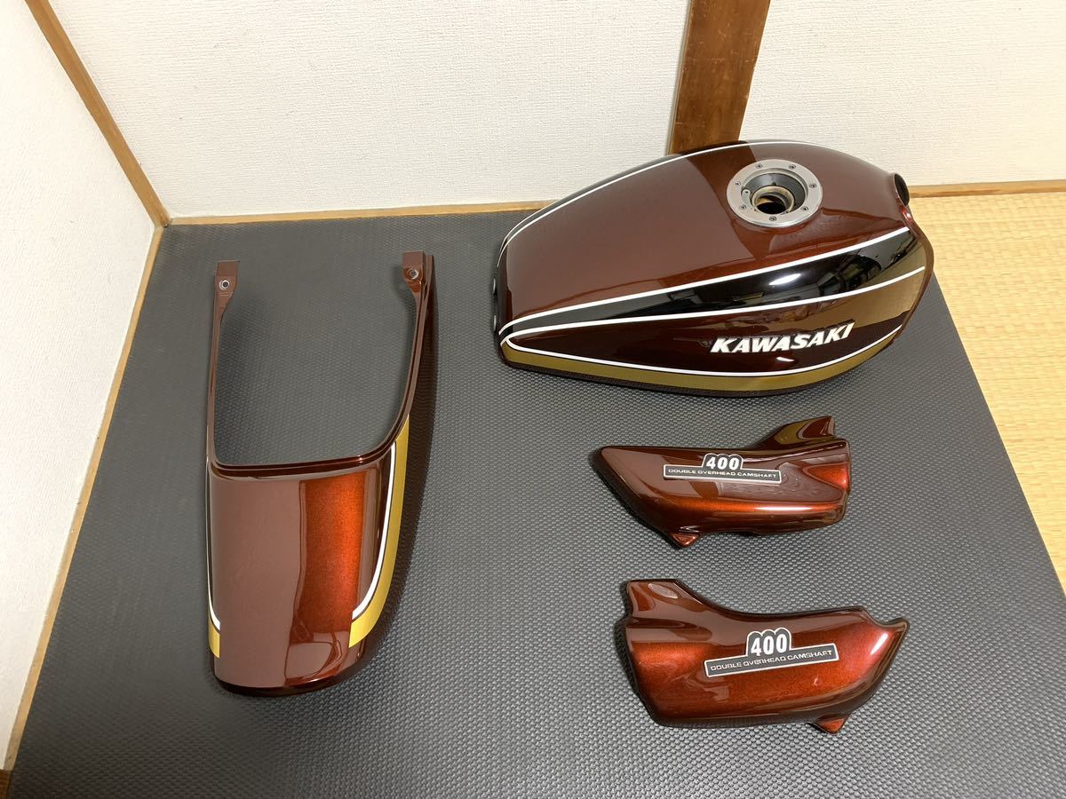 ゼファー400 ゼファーχ 超希少! 極上品!! 本物! ドレミコレクション 激シブ!! Z2仕様 外装 フルセット!! 旧車BEET カフェ ゼウス拍卖