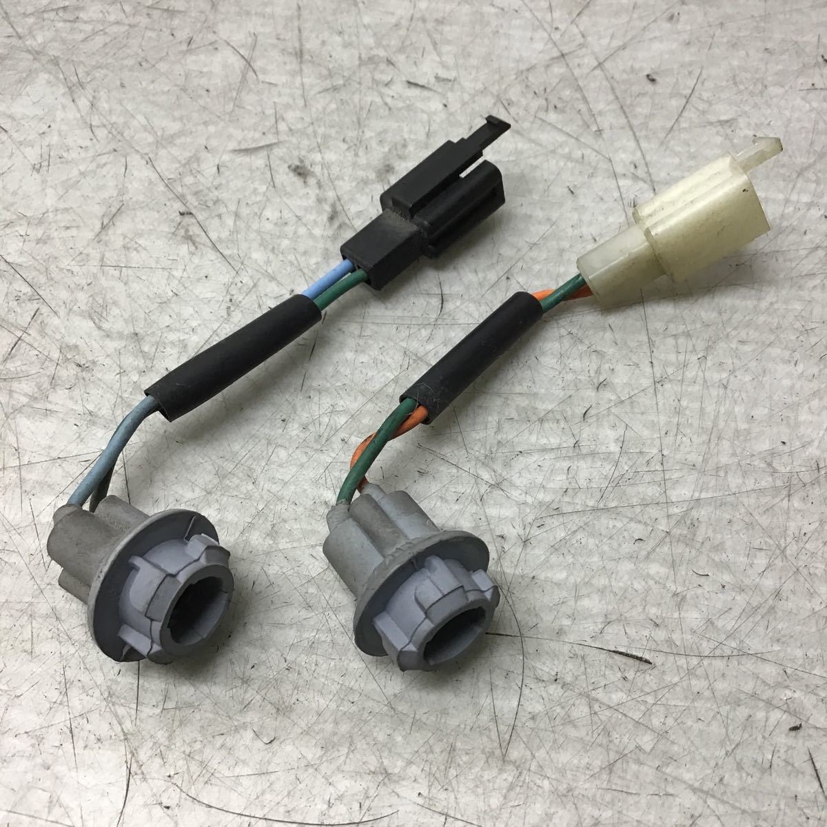 E48-12ne ホンダ ディオ DIO FI AF68 フロントウィンカーハーネス 純正部品 動作確認済み拍卖