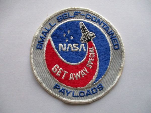 【送料無料】80s ゲッタウェイ スペシャルGET AWAY SPECIAL Small Self-Contained PAYLOADSワッペン/PATCH宇宙GASスペースシャトルNASA U5拍卖