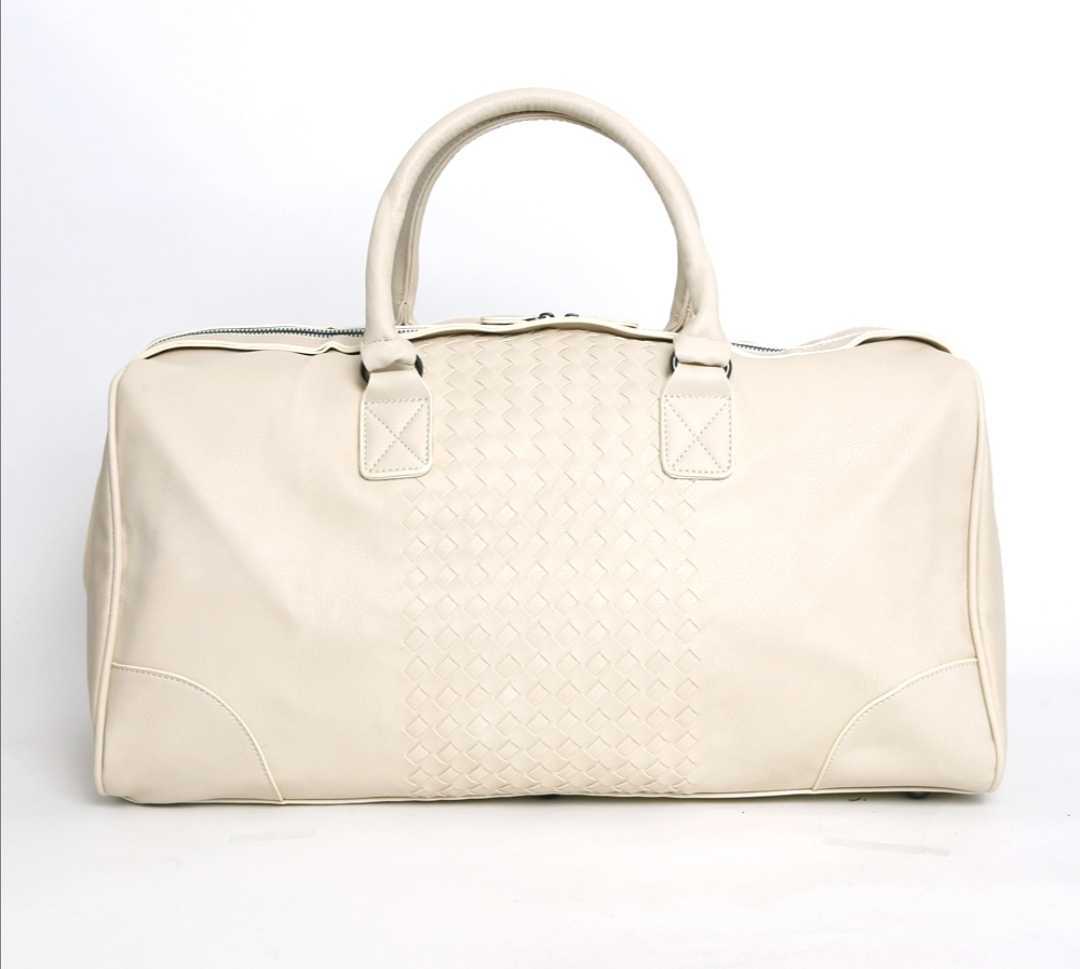 ボストンバッグPUカバン 旅行/出張/ 大き目 編込み☆おまとめ落札送料分割引♪拍卖