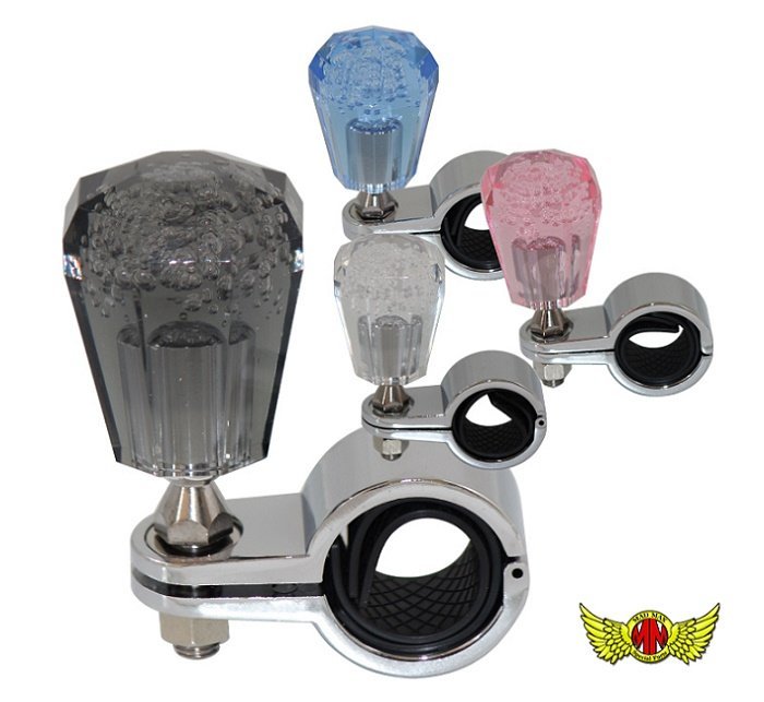 MADMAX トラック用品 内装 ハンドルスピンナー バブル ピンク/運転サポート くるくる スピナー 日野 ふそう UD いすゞ拍卖