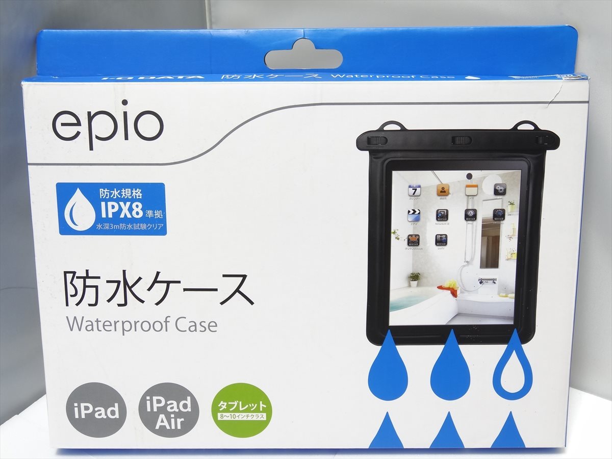 新品 IO DATA 8インチ~10インチ タブレット 用 防水ケース IS-WPC/L IPX8 アイ・オー・データ 送料660円拍卖