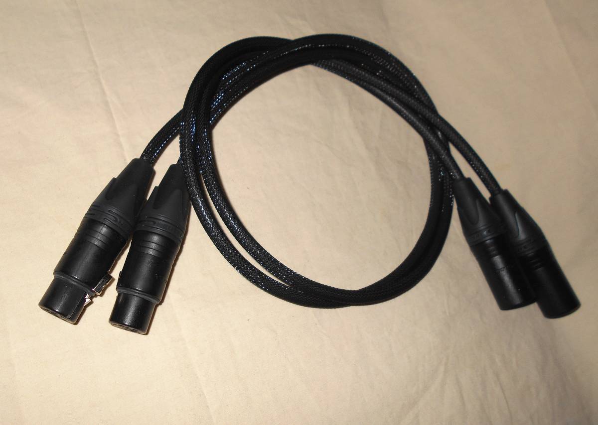 ノイマン neumann 2461 XLR3F/XLR3M vintage 2本セット 艶有りグロス 32インチ 新品 ヴィンテージノイマンケーブル拍卖