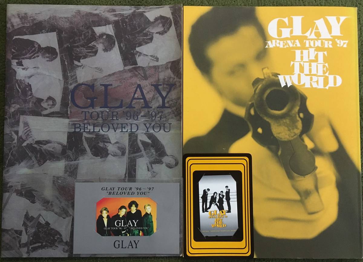 ★GLAY★ツアーパンフレット2冊 & 未使用テレホンカード2枚拍卖