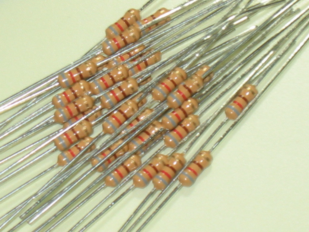 カーボン抵抗 1/4w 820Ω 【1セット30本】拍卖