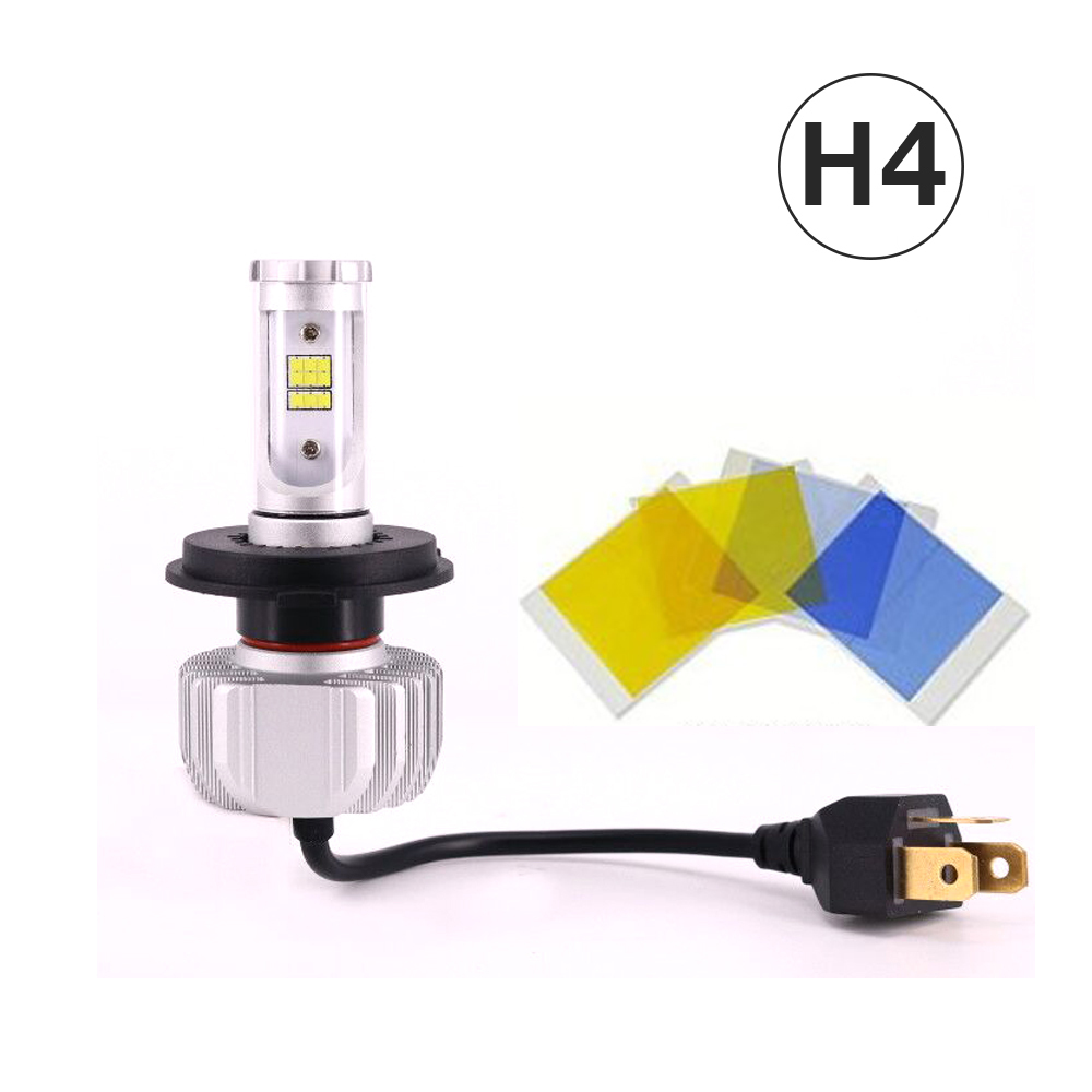 バイク LEDヘッドライト 3SPlus H4/HS1 Hi Lo ファンレス 25W 3600Lm 韓国ソールCSPY19チップ 1灯分 フィルムで色変更 送料無料拍卖