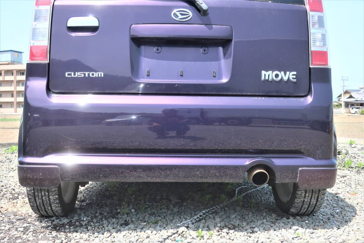 H15 LA-L152S L150S ムーヴ カスタム MOVE 2WD AT JB-DET (ターボ) 4気筒 純正 リアバンパー / 52159-B2020 / カラー P11 / 106227km拍卖