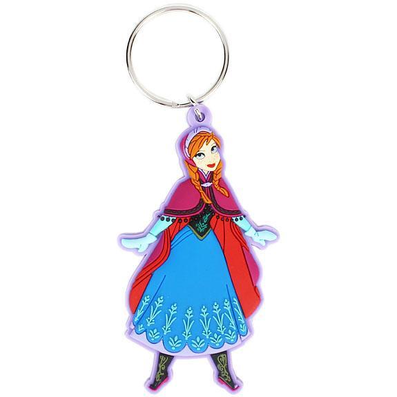 ディズニー アナと雪の女王 キーホルダー ラバーキーチェーン アナ拍卖