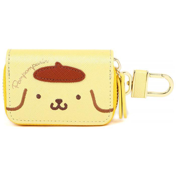 ポムポムプリン スマートキーケース ポムポムプリン キーケース コンパクト 車 鍵 かぎ 360度回転 レディース サンリオ sanrio キャラクタ拍卖